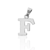 Gold letter pendants 14 K arany F Betű medál - AU-XF2-F-50