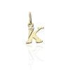 Gold letter pendants 14 K arany K Betű medál - AU-XS3-K-50