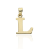 Gold letter pendants 14 K arany L Betű medál - AU-XS2-L-50