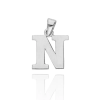 Gold letter pendants 14 K arany N Betű medál - AU-XF2-N-50