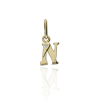 Gold letter pendants 14 K arany N Betű medál - AU-XS3-N-40