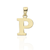 Gold letter pendants 14 K arany P Betű medál - AU-XS2-P-60