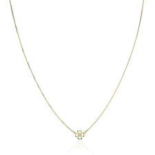 Gold necklaces AU83993 - 14 karátos arany nyaklánc medállal Hossz: 42 - 45 cm állítható nyaklánc
