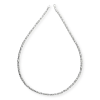 Gold necklaces AU84250 - 14 karátos fehér arany nyakék