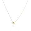 Gold necklaces AU87267 - 14 K arany anker nyaklánc medállal Hossz: 42-45 cm