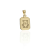 Gold pendants AU85712 - 14 karátos arany macis medál