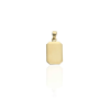 Gold pendants AU86963 - 14 karátos arany gravírozható lap medál