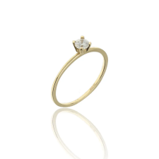 Gold rings AU53234 - 14 karátos női arany eljegyzési gyűrű Méret: 56 gyűrű