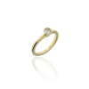 Gold rings AU53902 - 14 karátos női arany eljegyzési gyűrű Méret: 49