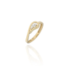 Gold rings AU64460 - 14 karátos női arany gyűrű Méret: 50