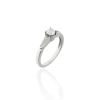 Gold rings AU72426 - 14 karátos női arany eljegyzési gyűrű Méret: 49