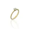 Gold rings AU73104 - 14 karátos női arany eljegyzési gyűrű Méret: 53