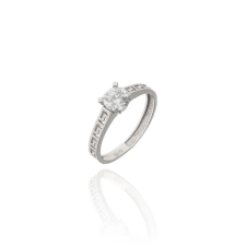 Gold rings AU76427 - 14 karátos női arany eljegyzési gyűrű Méret: 48 gyűrű