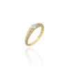 Gold rings AU76440 - 14 karátos női arany gyűrű Méret: 55