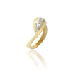 Gold rings AU79052 - 14 karátos női arany gyűrű Méret: 55