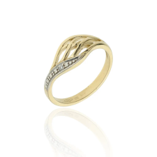 Gold rings AU83081 - 14 karátos női arany gyűrű Méret: 50 gyűrű