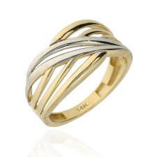 Gold rings AU85642 - 14 karátos női arany női gyűrű Méret: 53 gyűrű