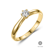 Gold rings NS-606-14K-A - Nina Sara női arany eljegyzési gyűrű gyűrű