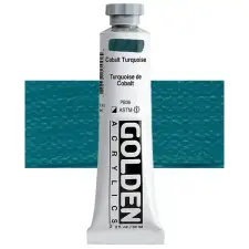  Golden Acrylics Heavy Body akrilfesték, 59 ml - 1144, cobalt turquoise akrilfesték