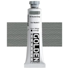 Golden Acrylics Heavy Body akrilfesték, 59 ml - 1445, n5 neutral gray akrilfesték