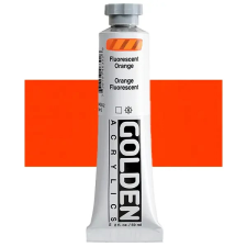  Golden Acrylics Heavy Body akrilfesték, 59 ml - 4630, fluorescent orange akrilfesték