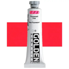  Golden Acrylics Heavy Body akrilfesték, 59 ml - 4645, fluorescent pink akrilfesték