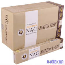  GOLDEN füstölő indiai maszala 15 g - Nag Amazon Resin füstölő
