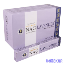  GOLDEN füstölő indiai maszala 15 g - Nag Lavender füstölő