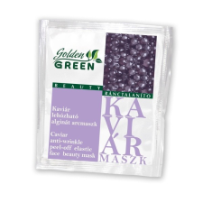  Golden Green Kaviár Ránctalanító, Bőrmegújító Lehúzható Alginát Maszk 6gr arcpakolás, arcmaszk