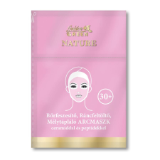 Golden Green Nature bőrfeszesítő, mélytápláló tablettás fátyol arcmaszk aktiváló szérummal, 1 db arcpakolás, arcmaszk