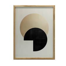 GOLDEN HARMONY FALI PLAKÁT FA KERETBEN 70X100 CM grafika, keretezett kép
