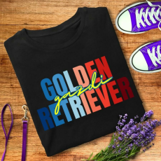  Golden retriever gazdi női póló