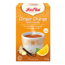 Golden Temple BIO Narancsos gyömbér tea vaníliával Yogi Ginger Orange vitamin és táplálékkiegészítő