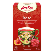 Golden Temple BIO Rózsa tea 17x2g Yogi Rose reform élelmiszer