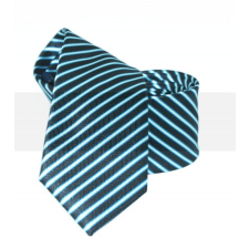  Goldenland slim nyakkendő - Kék csíkos nyakkendő
