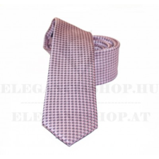  Goldenland slim nyakkendő - Rózsaszín aprómintás nyakkendő