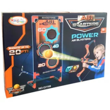  Golyókilövő íj, céltáblával és 12 db szivacsgolyóval katonásdi