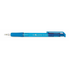  Golyóstoll, 0,4 mm, nyomógombos, FLEXOFFICE "EasyGrip", kék toll