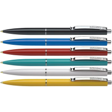  Golyóstoll, 0,5 mm, nyomógombos, vegyes tolltest, SCHNEIDER "K15", kék toll