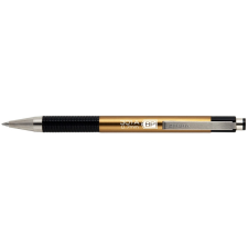 Golyóstoll 0,7mm, metál pezsgő test, Zebra F-301A, írásszín kék toll