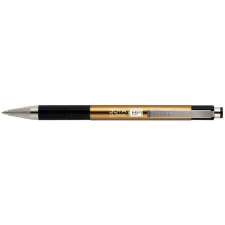 Golyóstoll 0,7mm, metál pezsgő test, Zebra F-301A, írásszín kék toll