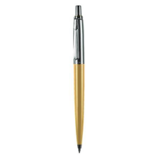  Golyóstoll, 0,8 mm, nyomógombos, sárga tolltest, PAX, kék toll