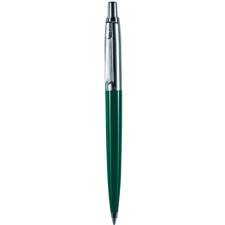  Golyóstoll, 0,8 mm, nyomógombos, sötétzöld tolltest, PAX, kék toll
