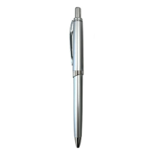- Golyóstoll 8816C nyomógombos ezüst test kék írásszín toll