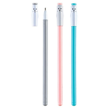  Golyóstoll Centrum cica, 0,7 mm, kék, eldobható toll