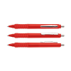  Golyóstoll ICO Apollo K műanyag nyomógombos piros 0,8 mm