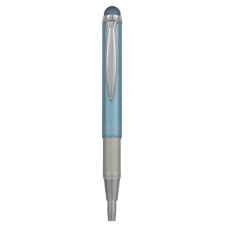 Golyóstoll metál világoskék test, Zebra Stylus Telescopic, írásszín kék toll