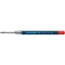 Golyóstollbetét, 0,5 mm, SCHNEIDER "Slider 755", piros tollbetét