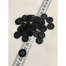  Gomb matt fekete (kicsi öltöny gomb) rövidáru