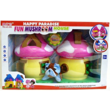  Gomba házikó játékfigura